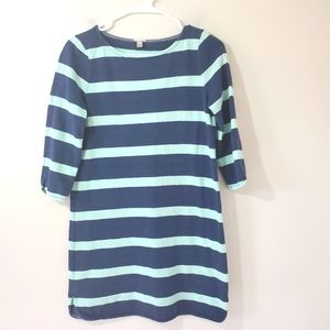 J. Crew Striped Cotton T-shirt Dress